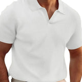 Ρενέ - Τ-shirt με ρίγες και V-ντεκολτέ