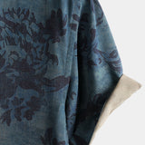 Μπλούζα Boho Vintage με Κοντό Μανίκι από Βαμβάκι με Λουλουδάτο Σχέδιο για Άνδρες