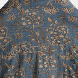 Ανδρικό Πουκάμισο από Βαμβάκι με Πατρόν Paisley Λουλούδια Vintage Retro από τη Δεκαετία του '70 με Κουμπιά και Κοντά Μανίκια για την Παραλία