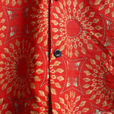 Ανδρικό Hawaiian πουκάμισο από Βαμβάκι Boho Vintage με Κοντό Μανίκι από τη Δεκαετία του '70.