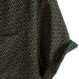 Ρετρό Πουκάμισο με Κοντό Μανίκι από Βαμβάκι με Κουμπιά Casual για Άνδρες