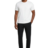 Λευκό T-shirt Slim-Fit για Άνδρες