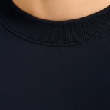 Ανδρικό T-shirt από βαμβάκι – Αναπνεύσιμο, κοντό μανίκι, στρογγυλή λαιμόκοψη – Μπλε