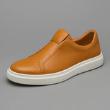 Κομψά Δερμάτινα Παπούτσια Slip-On