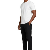 Λευκό T-shirt Slim-Fit για Άνδρες