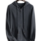 Γιλέκο Cashmere Courchevel με Κουκούλα