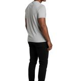 Ανδρικό T-shirt Slim-Fit σε Ασημένιο Μανδύα