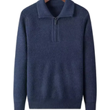Πουλόβερ Gstaad Cashmere με μισό φερμουάρ