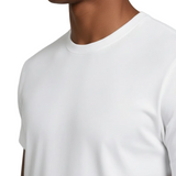 Λευκό T-shirt Slim-Fit για Άνδρες