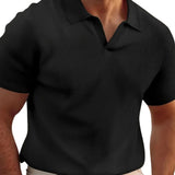 Ρενέ - Τ-shirt με ρίγες και V-ντεκολτέ