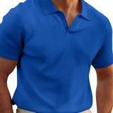 Ρενέ - Τ-shirt με ρίγες και V-ντεκολτέ