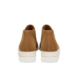 Ανδρικά Δερμάτινα Μοκασίνια – Slip-On Chukka Στυλ, Ίσιο Τακούνι – Καφέ