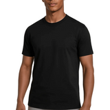 Ανδρικό T-shirt Slim-Fit Με Μεερσερισμένη Υφή Σε Μαύρο Χρώμα