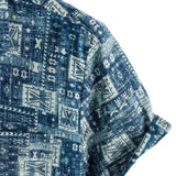Κοντομάνικο Πουκάμισο από Βαμβάκι Retro Casual για Άνδρες
