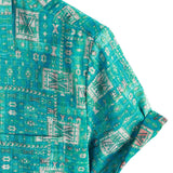 Κοντομάνικο Πουκάμισο από Βαμβάκι Retro Casual για Άνδρες
