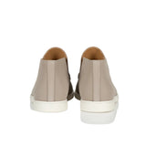 Ανδρικά Suede Μοκασίνια – Slip-On Chukka Στυλ, Flat Τακούνι – Γκρίζο