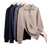 Πουλόβερ Gstaad Cashmere με μισό φερμουάρ