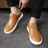 Καθημερινά Δερμάτινα Παπούτσια Slip-On