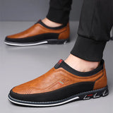 Δερμάτινα Επιχειρηματικά Παπούτσια Slip-On
