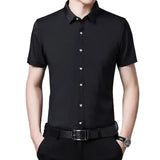 Πουκάμισο Κοντό Μανίκι Business Casual