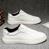 Κλασικά Δερμάτινα Παπούτσια Slip-On