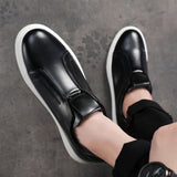 Καθημερινά Δερμάτινα Παπούτσια Slip-On
