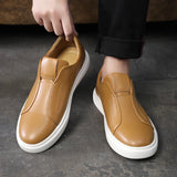 Καθημερινά Δερμάτινα Παπούτσια Slip-On