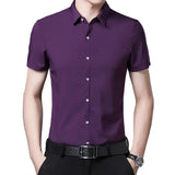 Πουκάμισο Κοντό Μανίκι Business Casual