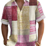 Κομψό Πουκάμισο Patchwork
