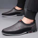 Δερμάτινα Επιχειρηματικά Παπούτσια Slip-On