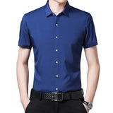 Πουκάμισο Κοντό Μανίκι Business Casual