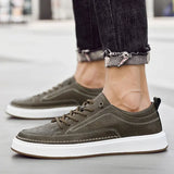 Κομψά Δερμάτινα Sneakers
