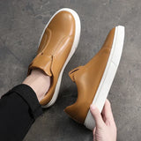 Καθημερινά Δερμάτινα Παπούτσια Slip-On