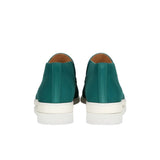 Ανδρικά Μοκασίνια από Σουέτ – Slip-On Chukka Στυλ, Ίσια Σόλα – Μπλε-Πράσινο