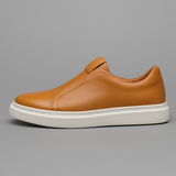 Κομψά Δερμάτινα Παπούτσια Slip-On